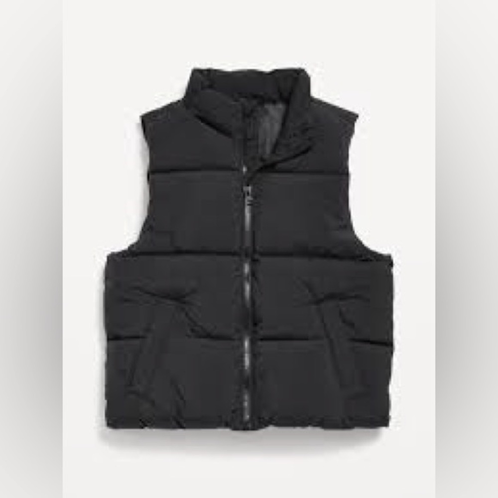 Old Navy Black Puffer Vest
